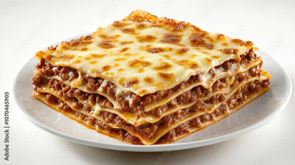 Savory Lasagna with Layers of Cheese and Meat Sauce Savory Lasagna with Layers of Cheese and Meat Sauce