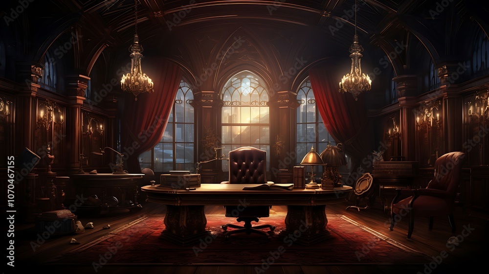 Luxurious Executive Office with Refined Furnishings and Elegant Touches
Luxurious Executive Office with Refined Furnishings and Elegant Touches