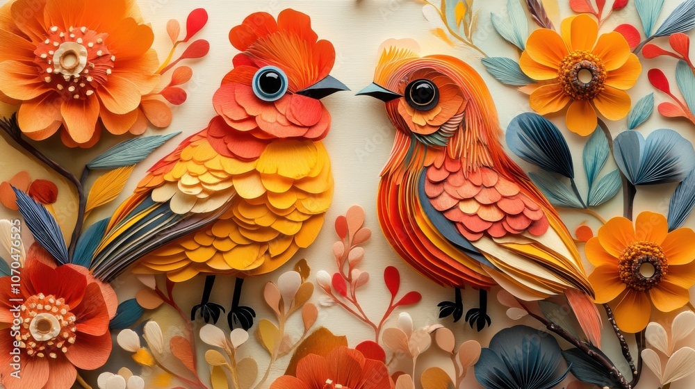 Obraz premium Creative Animal Kingdom: Illustrations and Designs
