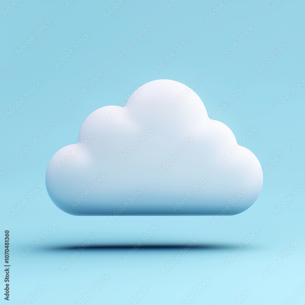 A simple, fluffy cloud floats above a gentle blue background, symbolizing tranquility and the beauty of nature. A simple, fluffy cloud floats above a gentle blue background, symbolizing tranquility and the beauty of nature.