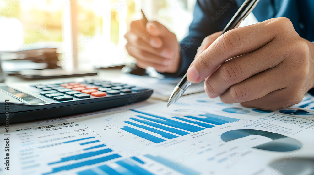 Business Owner Consulting with Financial Advisor for Strategic Growth Business Owner Consulting with Financial Advisor for Strategic Growth