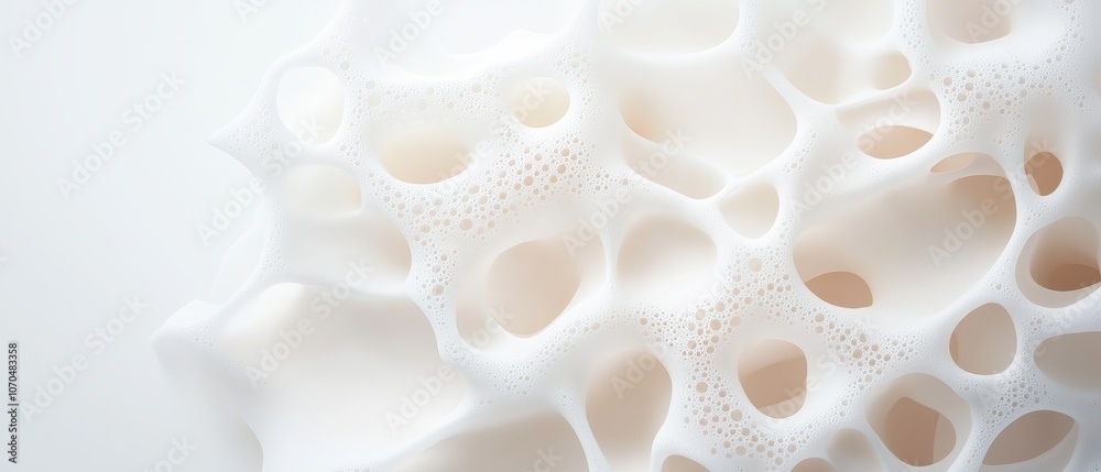 Abstract white texture with bubble-like formations, elegant design element. Abstract white texture with bubble-like formations, elegant design element.