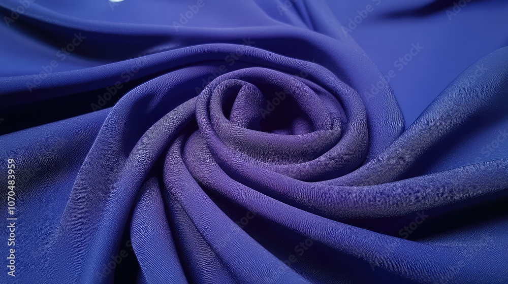 Obraz premium Soft Purple Fabric Texture with Gentle Ruffles
