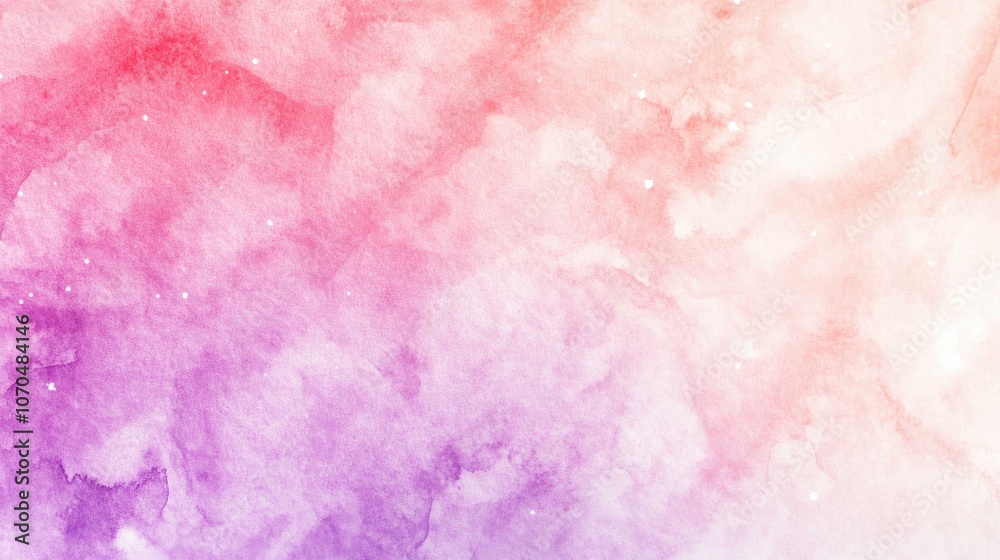 Abstract Watercolor Background with Pink, Purple, and White Colors Abstract Watercolor Background with Pink, Purple, and White Colors