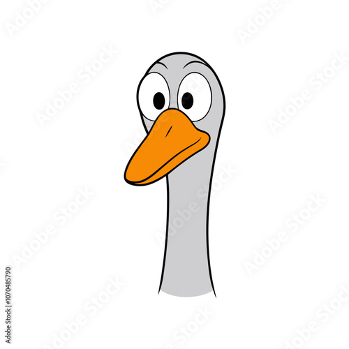 duck with hair