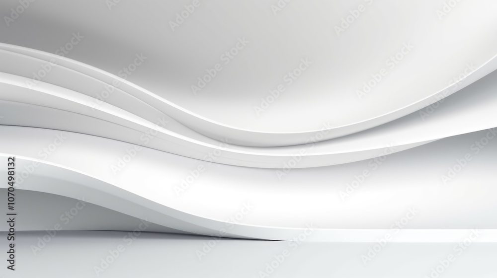 Fototapeta premium Free abstract white background minimal futuristic architectural space wallpaper