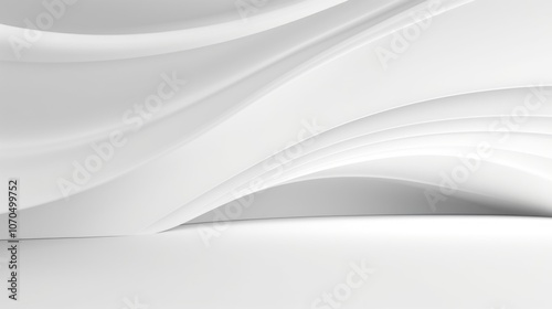 Free abstract white background minimal futuristic architectural space wallpaper