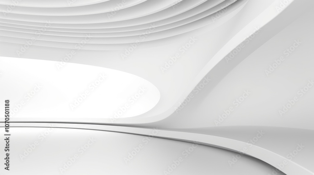 Free abstract white background minimal futuristic architectural space wallpaper