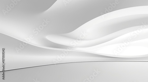 Free abstract white background minimal futuristic architectural space wallpaper