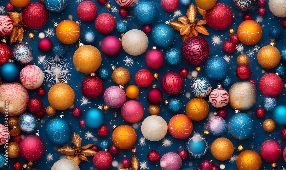 Christmas and New Year designs with festive ornaments, golden snowflakes, cozy wreaths, and sparkling holiday accents for wallpaper and greeting cards Christmas and New Year designs with festive ornaments, golden snowflakes, cozy wreaths, and sparkling holiday accents for wallpaper and greeting cards
