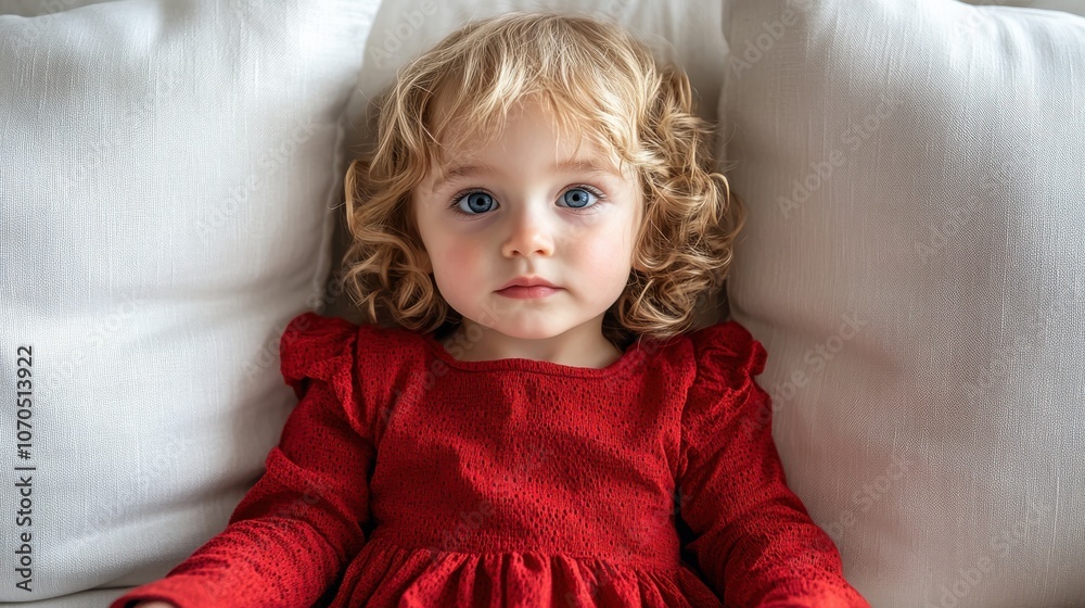 In a warm, sunlit room, a young girl sits on a plush bed, gazing thoughtfully into the distance, surrounded by soft blankets and gentle light. In a warm, sunlit room, a young girl sits on a plush bed, gazing thoughtfully into the distance, surrounded by soft blankets and gentle light.