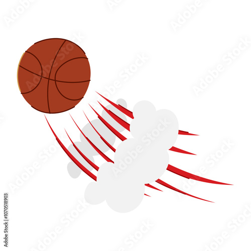 pass speed basketball ball cartoon. shoot sprint, crossover fastbreak, rebound defense pass speed basketball ball sign. isolated symbol vector illustration