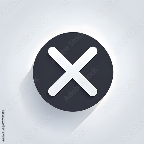 x mark cancel button