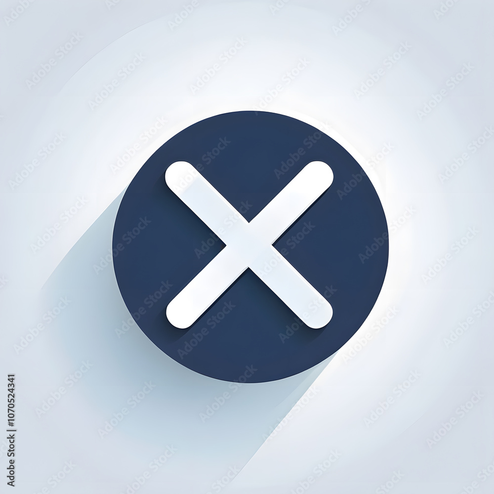 Fototapeta premium x button teal