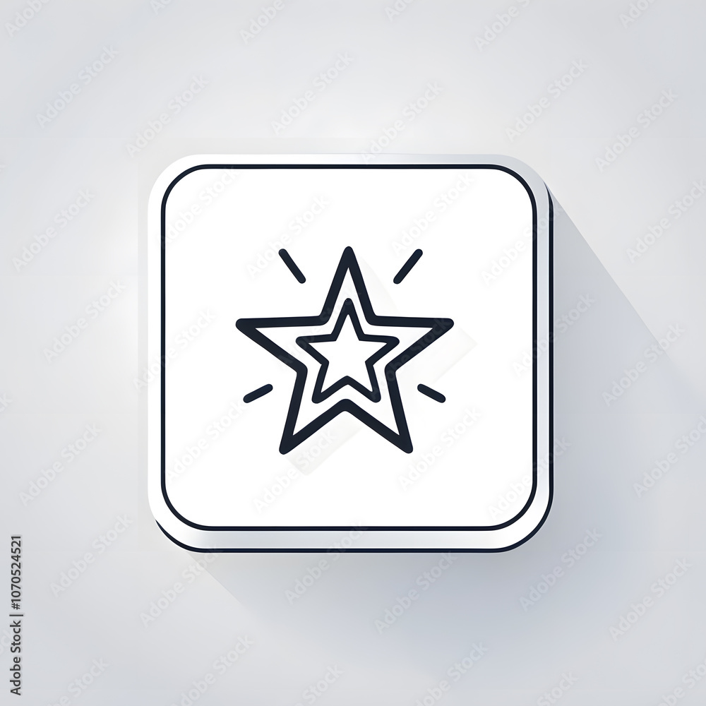 star icon button star icon button