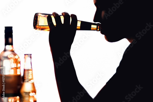Foto Alcohol addict