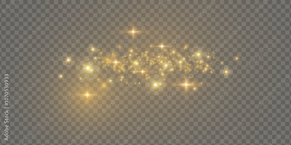 Beautiful sparks shine with special light. The dust sparks and golden stars shine with special light. Christmas Abstract stylish light effect. Beautiful sparks shine with special light. The dust sparks and golden stars shine with special light. Christmas Abstract stylish light effect.