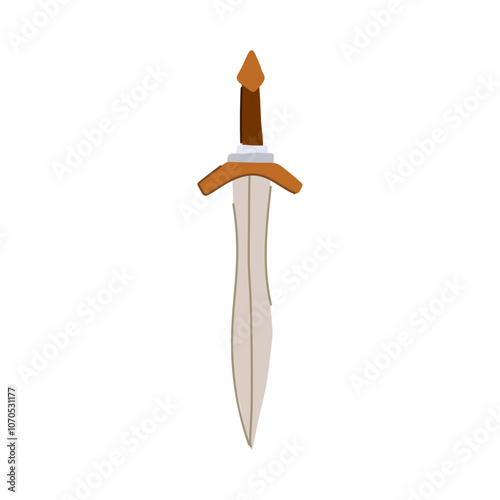 shield sword knight cartoon. honor quest, chivalry legend, hero play shield sword knight sign. isolated symbol vector illustration