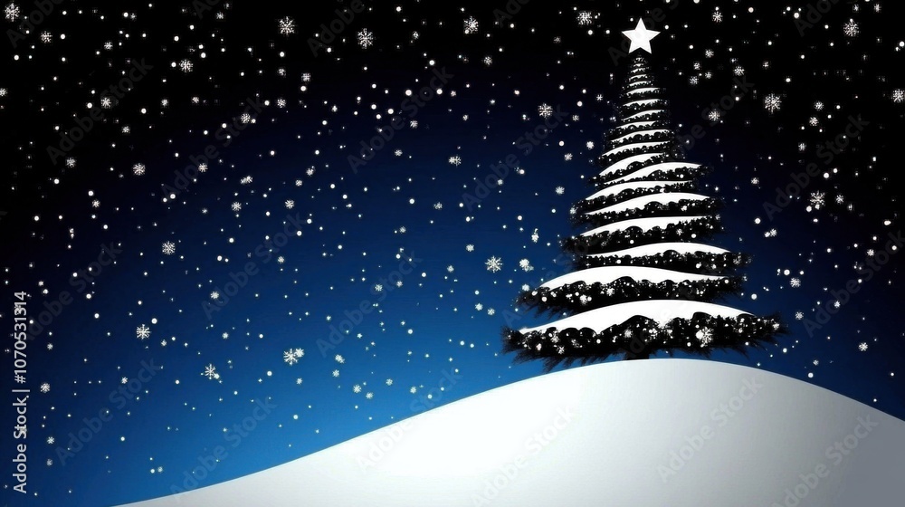 A Blue Christmas: Abstract Snowy Landscapes A Blue Christmas: Abstract Snowy Landscapes
