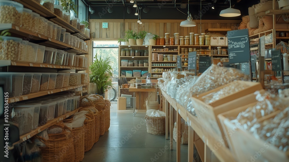 Zero Waste Grocery Store with Bulk Food Bins Zero Waste Grocery Store with Bulk Food Bins