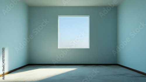 A simple mind depicted as an empty, peaceful room, symbolizing mental rest.


 photo