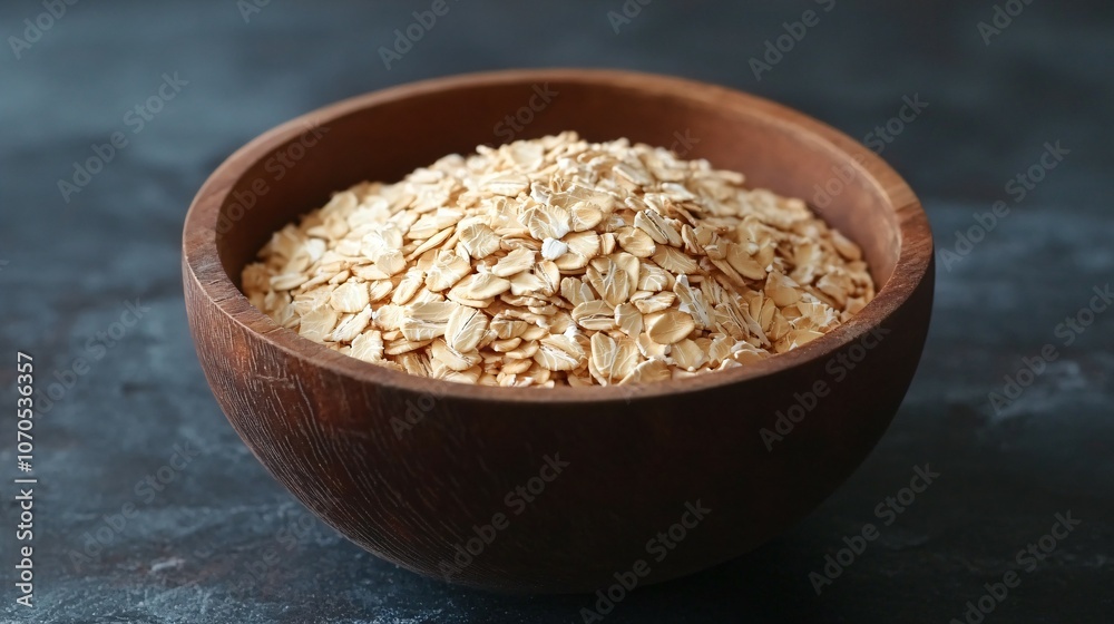 Rolled oats in a bowl healthy diet food for weight loss and a healthy lifestyle, rolled oats Rolled oats in a bowl healthy diet food for weight loss and a healthy lifestyle, rolled oats