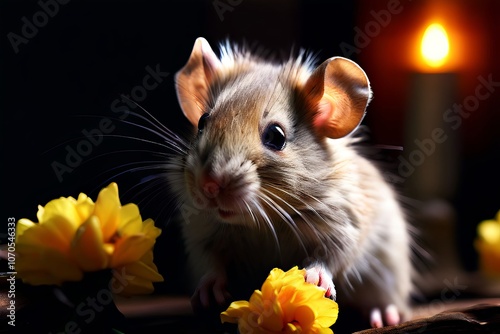 intelligent and social rodents that are easily trainable showcas photo