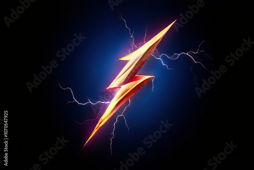 lightning bolt eight a number shaped like an octuple lightning b photo