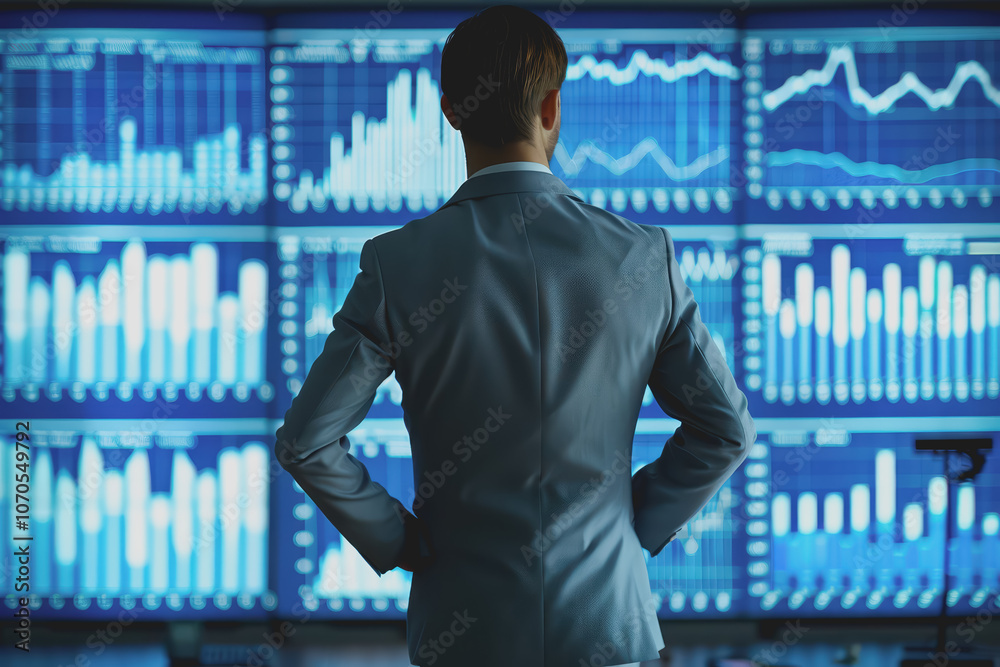 Executive presenting company results.