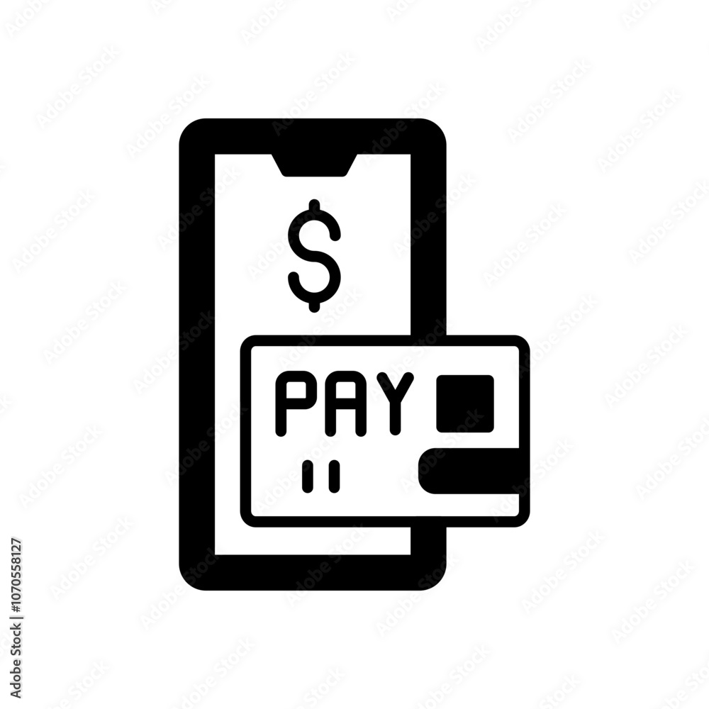 Payment Glyph Icon, Vector illustration Payment Glyph Icon, Vector illustration