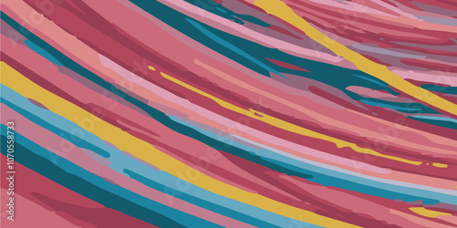 Vibrant Multicolor Abstract Background – Modern Flowing Texture with Yellow, Blue, and Pink Swirls. High-Resolution Dynamic Patterns for Digital and Artistic Designs. Bold Monochromatic and Multitone 