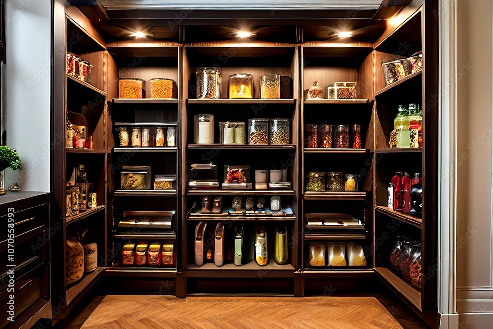 smart pantry a pantry with adjustable shelves and built in light smart pantry a pantry with adjustable shelves and built in light