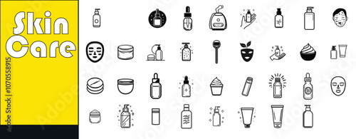 Skin Care Icons Vectors