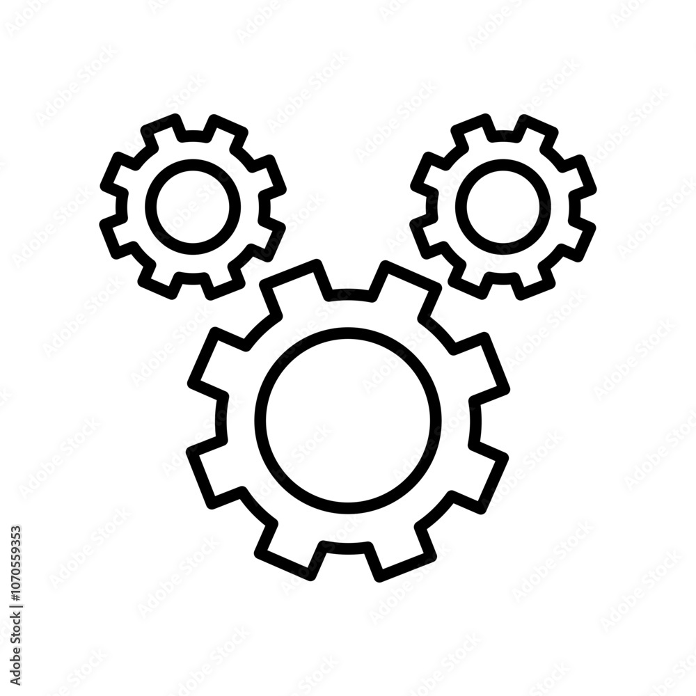 Development Outline Icon, Vector illustration Development Outline Icon, Vector illustration
