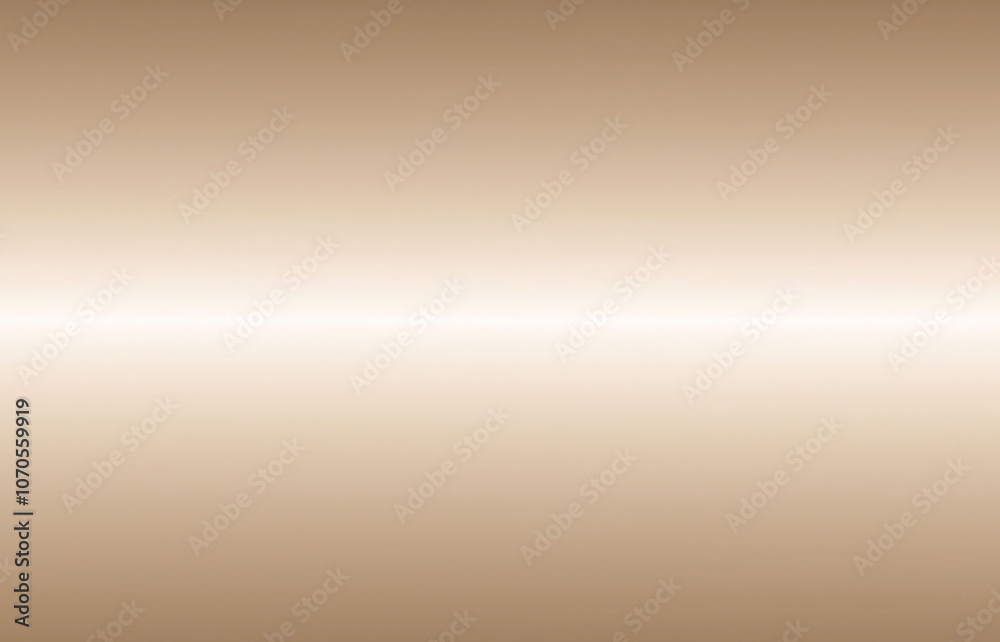 Obraz premium Pastel beige metallic glow effect texture background with light reflection