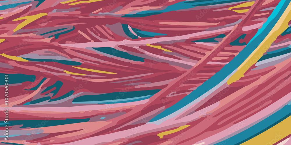 Vibrant Multicolor Abstract Background – Modern Flowing Texture with Yellow, Blue, and Pink Swirls. High-Resolution Dynamic Patterns for Digital and Artistic Designs. Bold Monochromatic and Multitone 