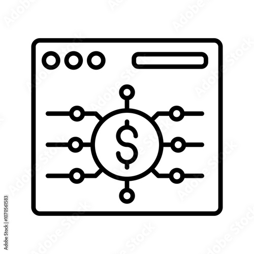 Affiliate Outline Icon, Vector illustration