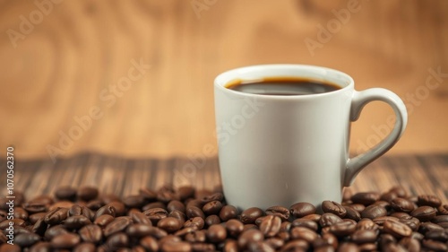 A close-up shot of a pile of aromatic ground coffee, espresso, brew