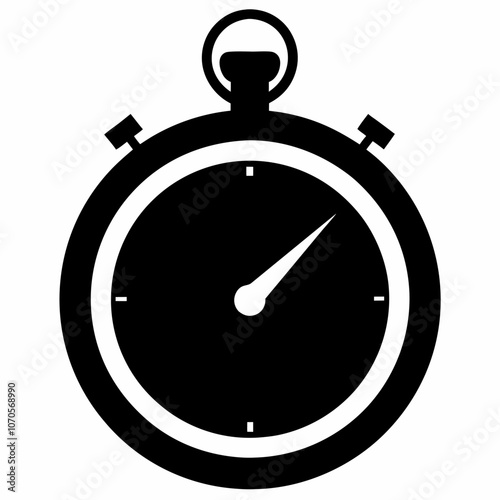 a stopwatch vector art, stopwatch vector icon on white background