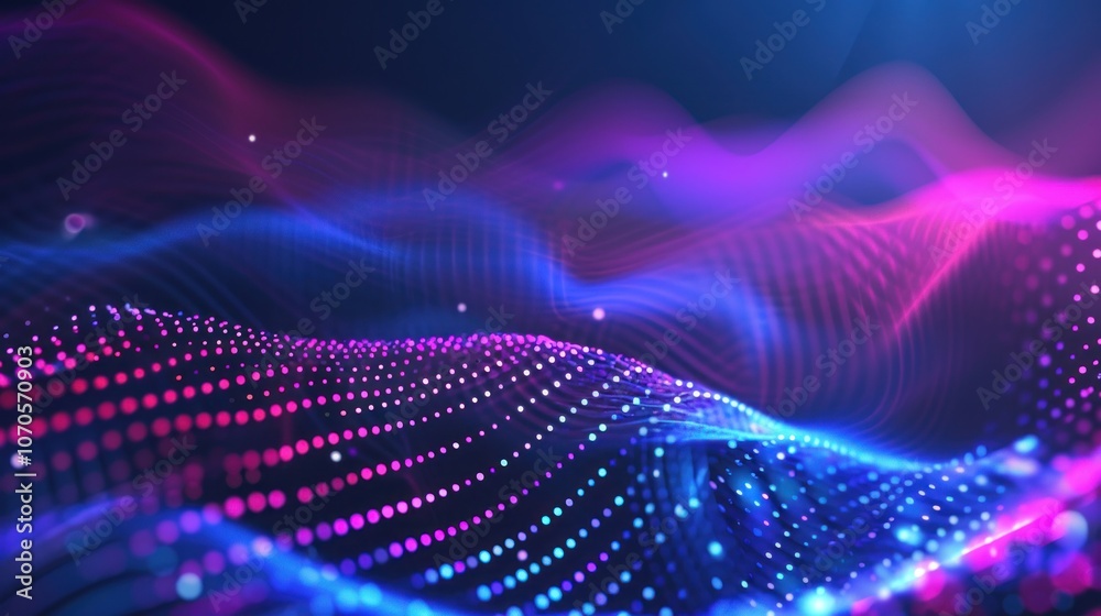 Abstract Digital Waves Abstract Digital Waves