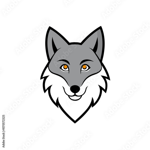 Wolf head vector illustration