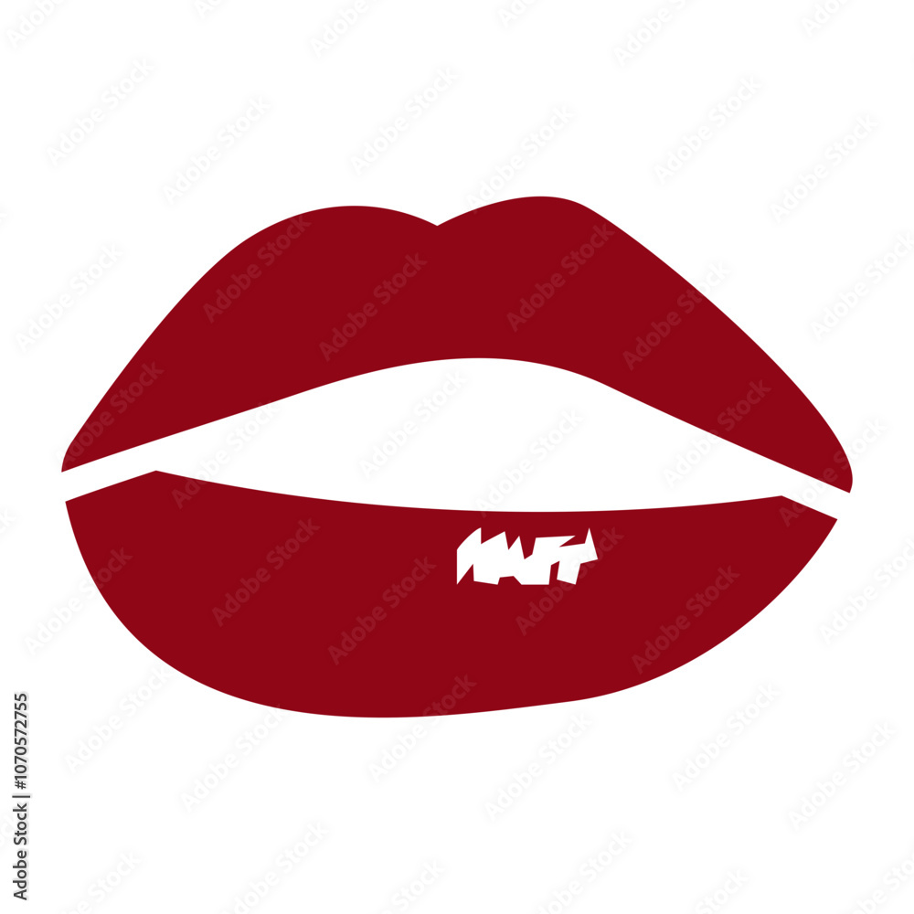 lip design icon vektor