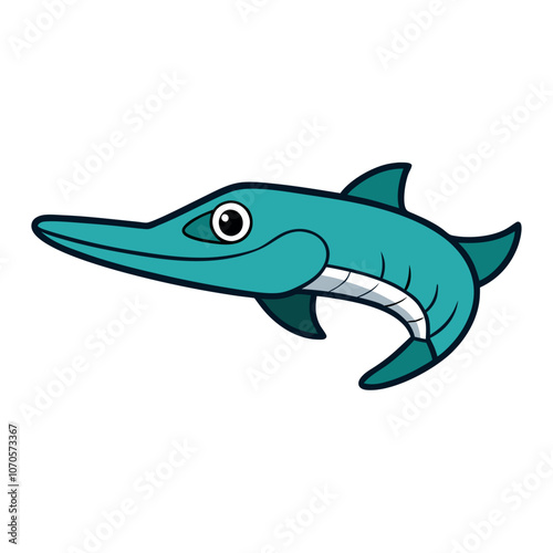 Barracuda head vector illustration