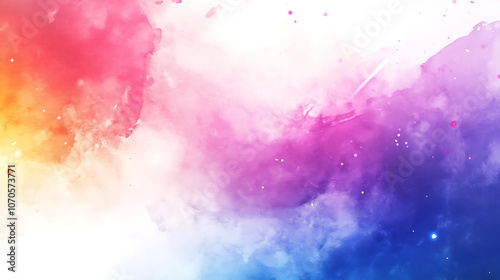 Vibrant Watercolor Abstract Background for Design