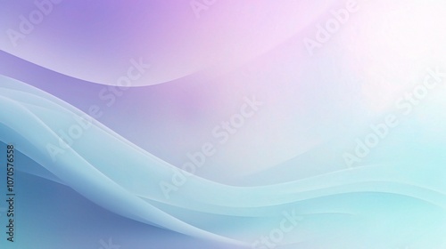 Abstract Soft Waves in Pastel Colors