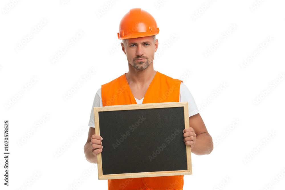 Man worker offer advertisement. Labor offer. Worker advertising. Man worker with copy space. Engineer advertisement. Engineer supervisor man advertising isolated on white. Offer a service Man worker offer advertisement. Labor offer. Worker advertising. Man worker with copy space. Engineer advertisement. Engineer supervisor man advertising isolated on white. Offer a service