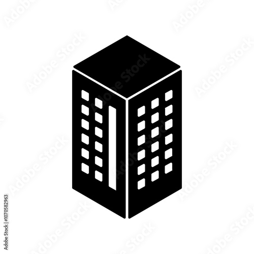 3d render of a building