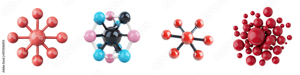 Colorful and Intricate Molecular Structures Representing Various Chemical Compounds or Scientific Concepts 3D Rendered of Abstract Geometric Patterns Colorful and Intricate Molecular Structures Representing Various Chemical Compounds or Scientific Concepts 3D Rendered of Abstract Geometric Patterns