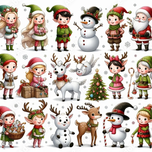 Christmas Characters and Costumes for Carnival