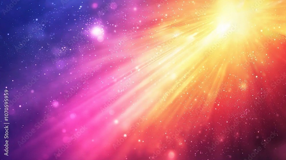 Vibrant Abstract Burst of Light and Color Vibrant Abstract Burst of Light and Color
